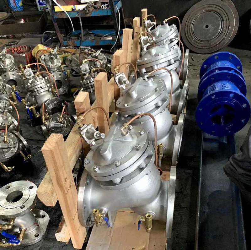 水泵控制閥 JD745X多功能水泵控制閥 活塞式電動(dòng) 不銹鋼電磁 上海水利閥廠(chǎng)家
